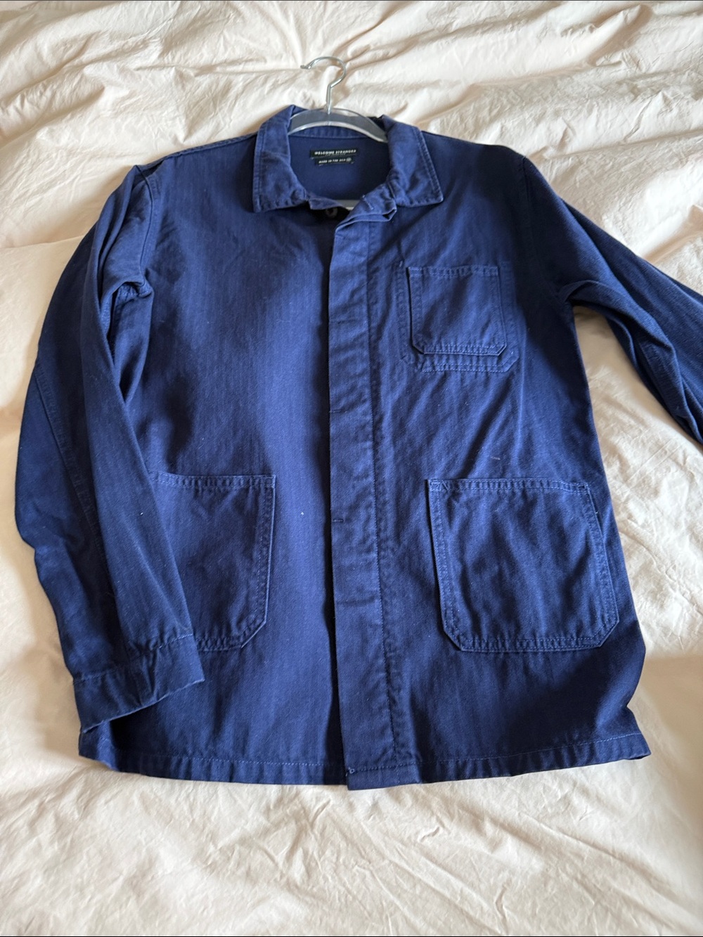 Classic Navy Utility Jacket - Women's Workwear Style